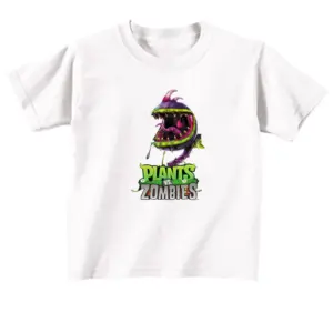 Remeras Infantiles Plantas vs. Zombies