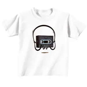 Remeras Infantiles Cassettes