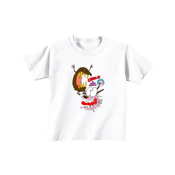 Remeras Infantiles Coraje, el perro cobarde