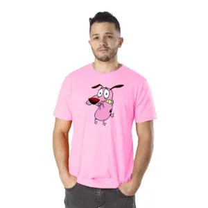 Remeras Hombre Coraje, el perro cobarde