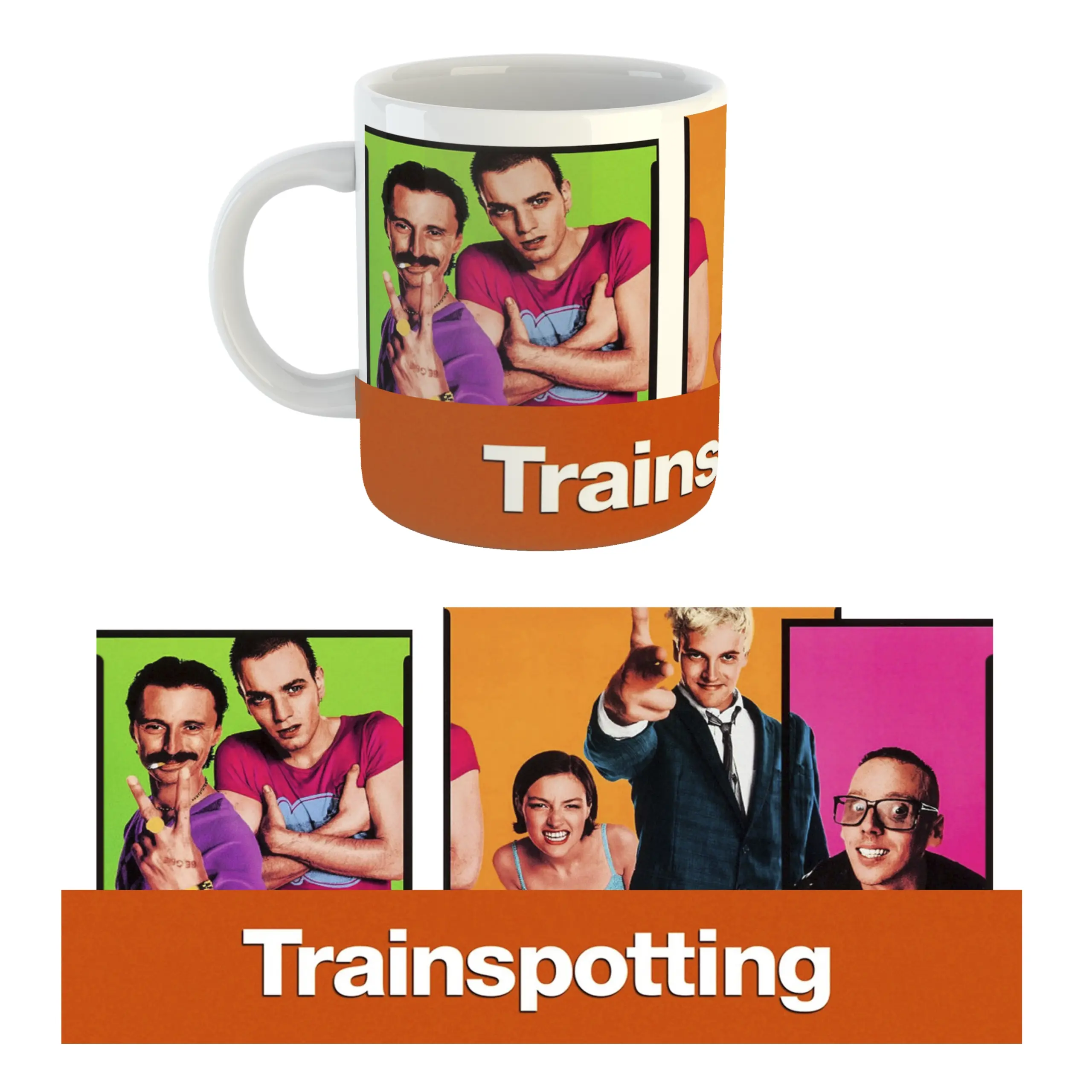 Tazas Trainspotting