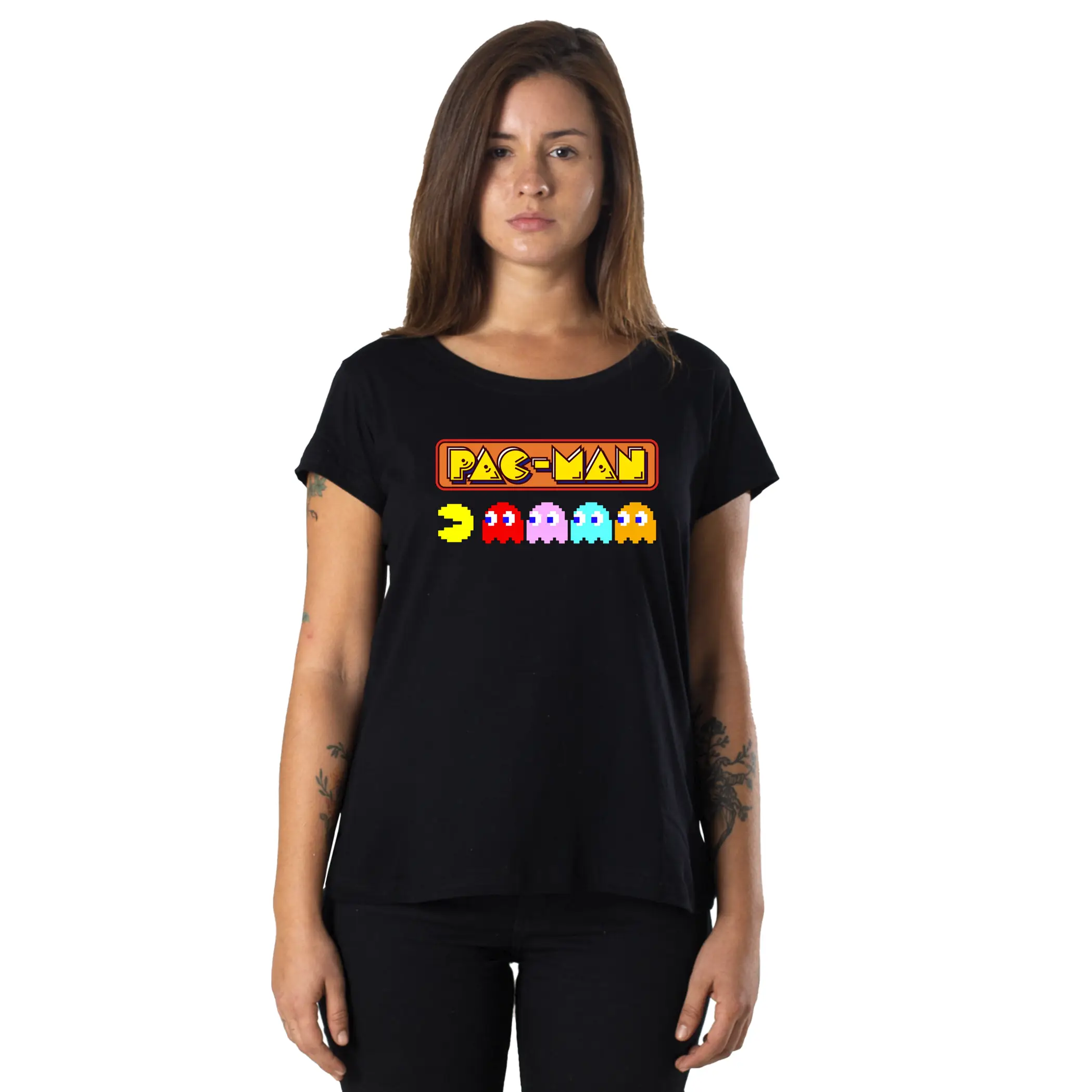 Remeras Mujer Pacman